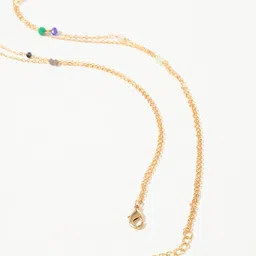 XPNSV Brass Beaded Layered Chain image 2