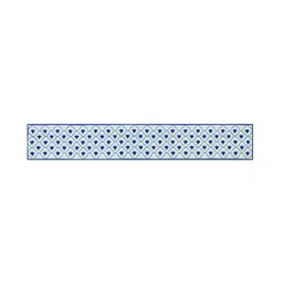 SEJ by Nisha Gupta Set of 6 Blue Printed Cotton Table Placemats and Runner image 5