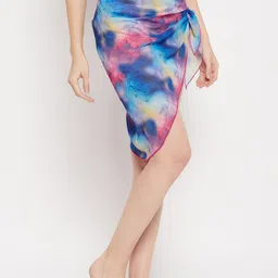 SECRETS BY ZEROKAATA Women Printed Wraparound Sarong image 5