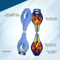 countrylink Wave Board LED Flash Colorful Lights on Wheels Carry Bag (Multicolor) image 2