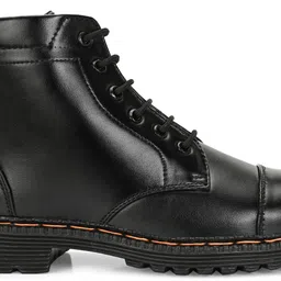 leo's fitness shoes Leo Men's Casual Vegan Leather Boots for Casual Purpose Boots For Men image 4