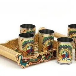 dherik tradworld DTW - 367 Glass Tray Set image 2