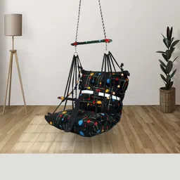 yaksok zones Baby Swing For Kids Folding & Washable 1-5 Years With Safety Belt Bouncer-picture-12