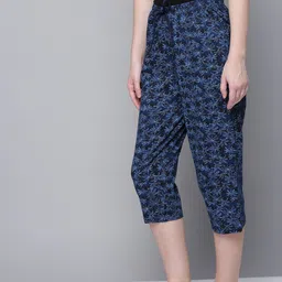 kryptic Women Blue Capri image 3