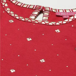 Biba Girls Printed Ready to Wear Lehenga & Blouse With Dupatta image 4