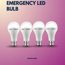 guggu Rechargeable Emergency Bulb 12W Inverter Rechargebale Emergency Bulb_Pack_4 A122 3 hrs Bulb Emergency Light-picture-19