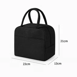 rjy Insulated Travel Lunch/Tiffin Bag for Office, College & School (Pack of 2) Lunch Bag image 3