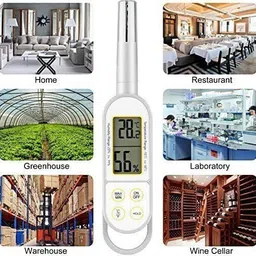 r-tek digital Room Thermometer with Humidity Temperature Meter (RT-110H) Hydrometer image 5