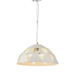 stello Loren White Plastic Hanging Light image 4