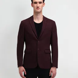 arrow Men Solid Single Breasted Formal Blazer image 5
