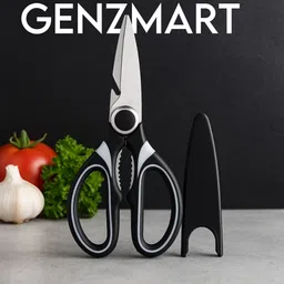 genzmart Kitchen Scissors with Cover – For Cutting Chicken, Meat, Fish, Veg Easily Scissors-picture-21