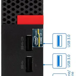 THE CHENNAI COMPUTERS Core i7 (6th Gen) [4 Cores, 8 Threads] - ThinkCentre Micro CPU [L09] Intel® Core™ i7 (6th Generation) [4 Cores, 8 Threads, 3.40 GHz] (32 GB RAM/Intel UHD 530 Graphics/1 TB SSD Capacity/Windows 11 Pro) Mini Tower with MS Office-picture-45