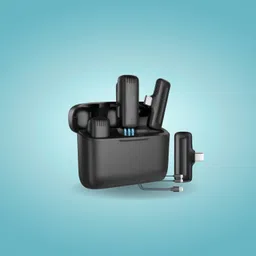 clairbell J13 Wireless Microphone, Noise Reduction Lapel Mic For Vlogging and YouTubeC227 Microphone-picture-22