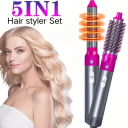 SmartTech Traders 5 in 1 Hot Air Styler Hair Dryer Comb Multifunctional Styling Tool Hair Dryer Styler Hair Styler image 2