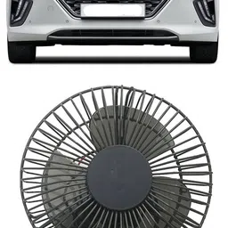 voddmars 12 Volt 6" Fan for Car, Jeep,Truck,Auto, Caravan, Boat, Buses V189 Car Interior Fan image 1