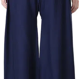 mensimpression Pack of 2 Women Relaxed White, Dark Blue Viscose Rayon Trousers image 3