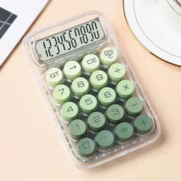 xyjiqs 700 colorful Clear Body Desk Calculator – LCD Display with Tactile Keys Basic Calculator-picture-29