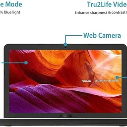 ASUS (2024) Intel Pentium Quad Core N5000 - (4 GB/1 TB HDD/Windows 11 Home) X543MA-DM101T Laptop image 2