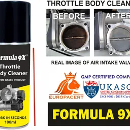formula 9x Throttle Body Cleaner & Air Intake Cleaner - 100ml Engine Cleaner image 3