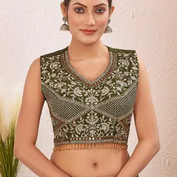 Chandbaali Embroidered Ready to Wear Lehenga & Blouse With Dupatta image 5