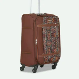 ZOUK Set of 2 Banaras Elegance Saira Trolley Bag (Cabin + Large) image 2