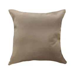 Good Vibes Brown & White 5 Pieces Velvet Square Cushion Covers image 2
