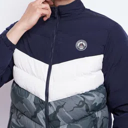 Duke Colourblocked Mock Collar Long Sleeves Puffer Jacket image 2