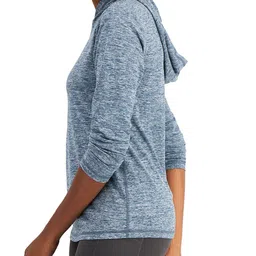 Macy's Ideology Blue Melange Hooded Top image 2