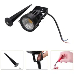 SPARK WORLD Green & Black Spherical Shaped Waterproof Outdoor Lamp image 4