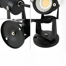 SPARK WORLD Yellow & Black  Square Shaped Outdoor Lamps image 4