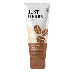 Just Herbs Coffee & Walnut Face & Body Scrub 100 gm image 3