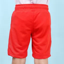 NUSYL Boys Mid-Rise Typography Printed Casual Shorts image 2