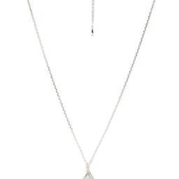 Clara 92.5 Women Sterling Silver Real Pearl Pendant With Chain Gift image 4
