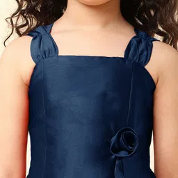 A.T.U.N. Shoulder Strap Applique A-Line Dress image 2