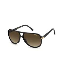 Carrera Unisex Brown Lens & Black Aviator Sunglasses with UV Protected Lens 2048962M261HA image 5