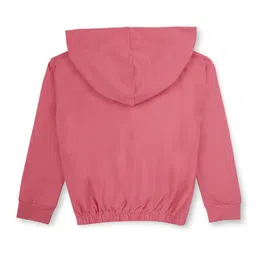 Gini and Jony Girls Typography Printed Cotton Hooded Sweatshirts image 3