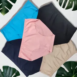 Pack of 5 Women Hipster Multicolor Panty-image-0