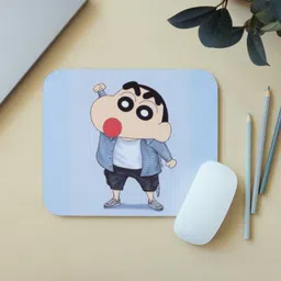 Zipcartz Shinchan Mousepad For Kids ,Adults | Cartoon Desk Mat for laptop & Pc | Non Slip Base Mousepad-picture-14