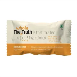 The Whole Truth - Protein Bars | Peanut Butter | 6 Bars x 52g each | No Added Sugar-image-35