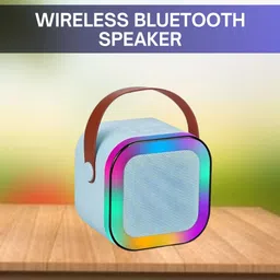 Clairbell W12 (PORTABLE WIRELESS BLUETOOTH SPEAKER) Dynamic Thunder Sound & RGB LightE367 10 W Bluetooth Laptop/Desktop Speaker-picture-31
