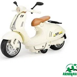 arniyavala Little Sheep Scooter Pull Back with Music Lighting Latte Motorcycles Toy-picture-27