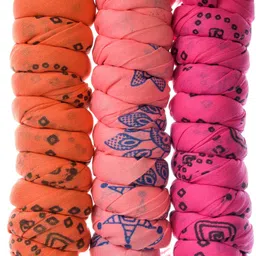 la feminae Cotton Blend Printed Multicolor Women Dupatta-picture-17