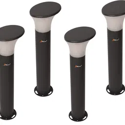 bene Eden Bollard Aluminum 59 cm (Milky ,Grey, Pack of 6) Gate Light Outdoor Lamp-picture-12