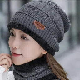 empoison Solid, Woven, Self Design Beanie-picture-10