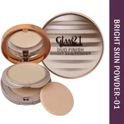 glam21 Duo Finish, 2-in-1 Compact Powder| Smooth Satin Texture|Long-lasting Mate Finish Compact-picture-26