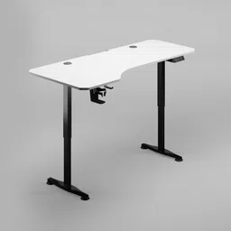 green soul Trigger Multipurpose Electric Height Adjustable Spacious Engineered Wood Office Table image 2