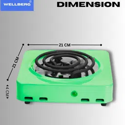 wellberg Multi purpose electric stove for home, cafe, camping and barbecue charcoal use Electric Cooking Heater image 5
