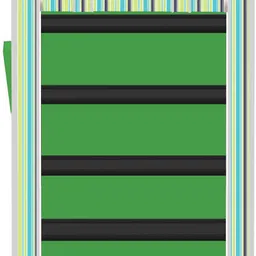 flipkart perfect homes studio 5 Layer Green Strip Print PP Collapsible Wardrobe image 2