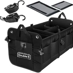 double r bags Car-trunk_Black Trunk Organizer-picture-23