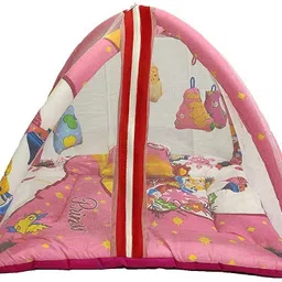 giant impex Fibre Kids Washable Baby Play Gym-Princess-Pink Mosquito Net image 3